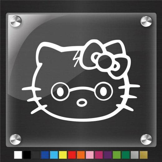 Hello Kitty Harry Potter Vinyl Decal FREE Shipping See Listing for Details 