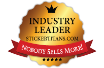 Industry Leader in Custom Open Hour Decals | StickerTitans.com