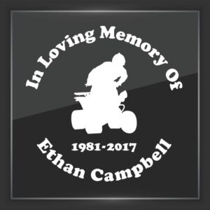 In Memory of Decals | StickerTitans.com