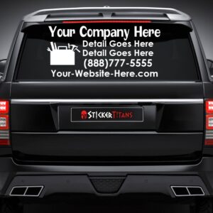 Handyman Rear Glass Decals | StickerTitans.com