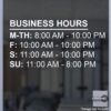 Open Hour Decals, Stickers, Signs | StickerTitans.com
