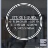 Open Hour Decals, Stickers, Signs | StickerTitans.com