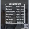 Open Hour Decals, Stickers, Signs | StickerTitans.com