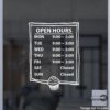 Open Hour Decals, Stickers, Signs | StickerTitans.com