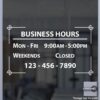Open Hour Decals, Stickers, Signs | StickerTitans.com