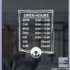 Open Hour Decals, Stickers, Signs | StickerTitans.com