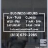 Open Hour Decals, Stickers, Signs | StickerTitans.com
