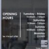 Open Hour Decals, Stickers, Signs | StickerTitans.com