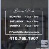 Open Hour Decals, Stickers, Signs | StickerTitans.com