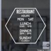 Open Hour Decals, Stickers, Signs | StickerTitans.com