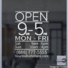 Open Hour Decals, Stickers, Signs | StickerTitans.com