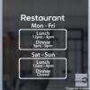 Open Hour Decals, Stickers, Signs | StickerTitans.com