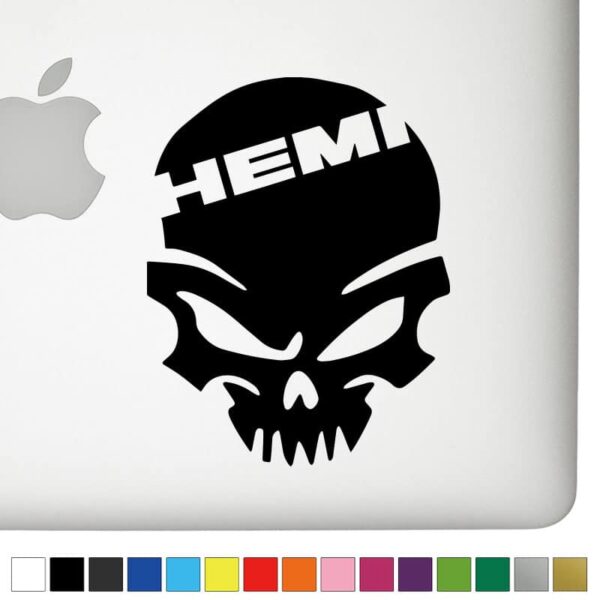 Dodge Hemi Ver.1 Badass Skull Decal