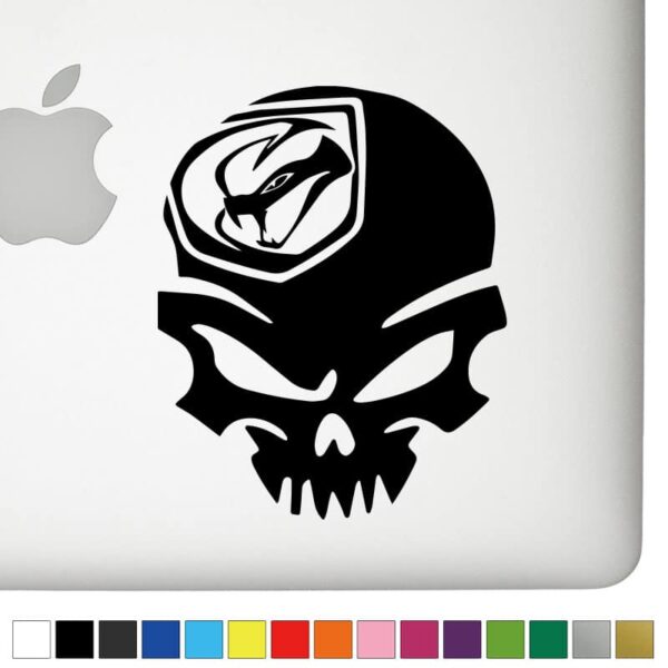 Dodge Viper Ver.1 Badass Skull Decal