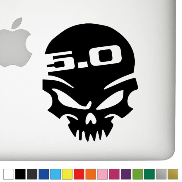 Ford 50 Ver.1 Badass Skull Decal