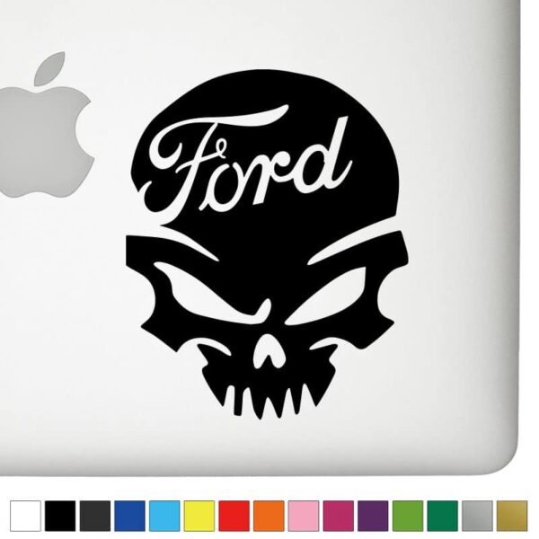 Ford Ver.2 Badass Skull Decal