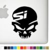 Honda Civic SI Ver.1 Badass Skull Decal