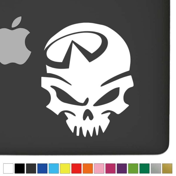 Infiniti Ver.1 Badass Skull Decal - Image 2