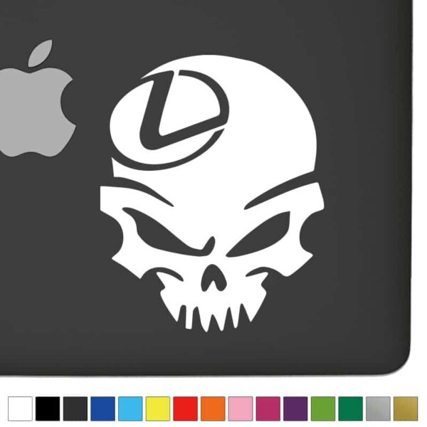 Lexus Ver.1 Badass Skull Decal - Image 2