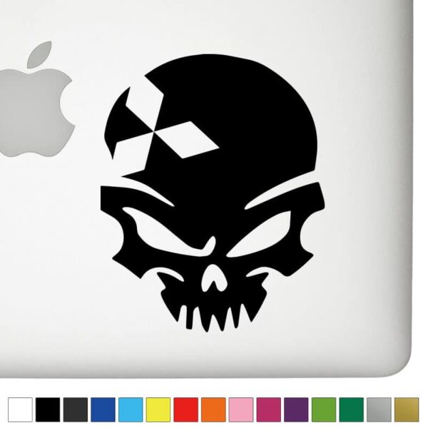 Mitsubishi Ver.1 Badass Skull Decal