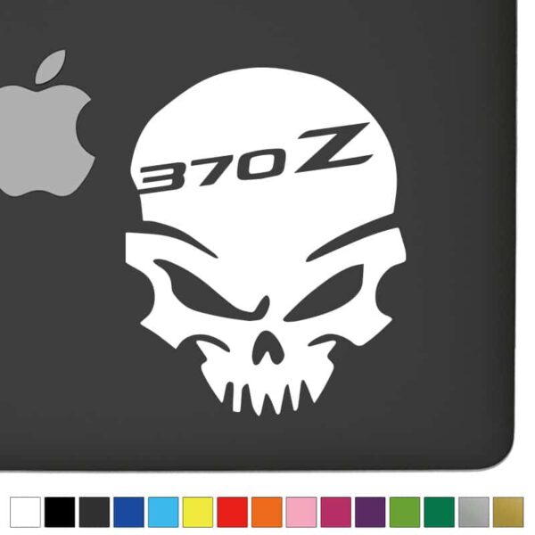 Nissan 370Z Ver.1 Badass Skull Decal - Image 2