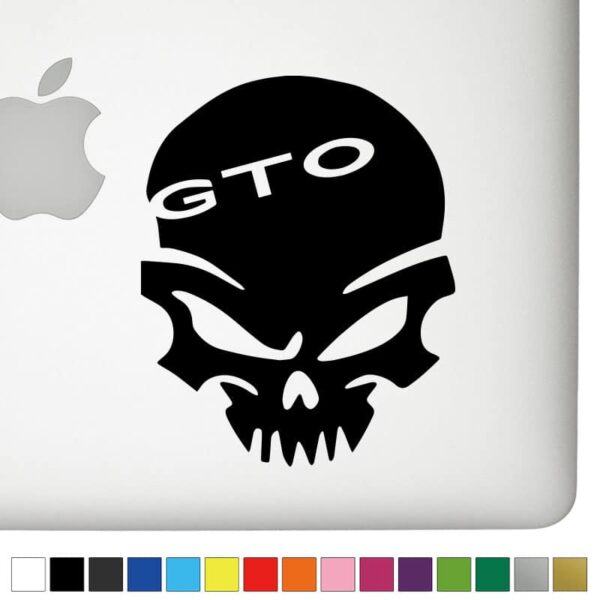 Pontiac GTO Ver.1 Badass Skull Decal