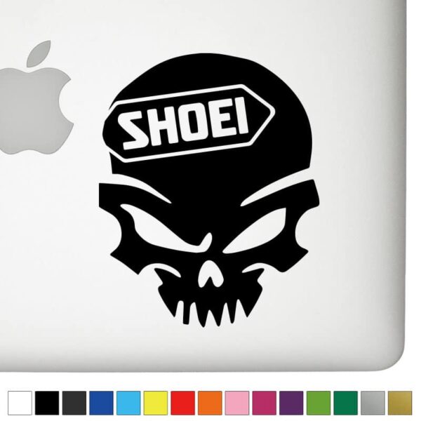 Shoei Ver.1 Badass Skull Decal