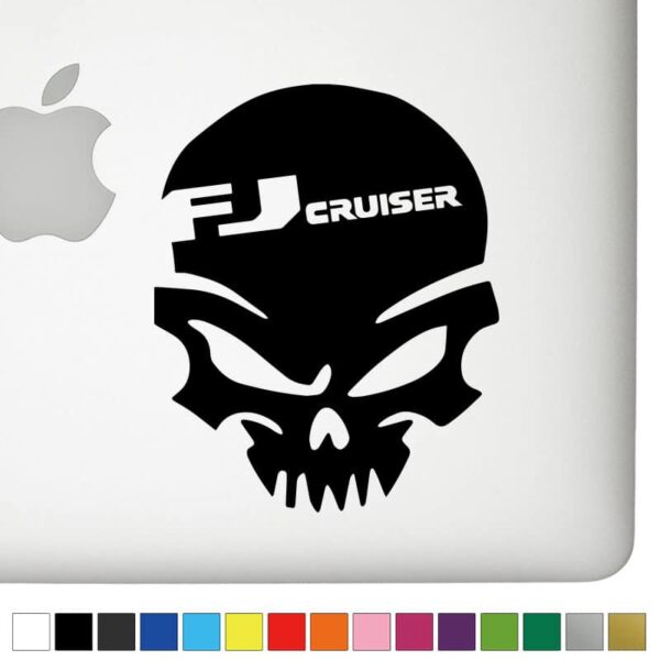 Toyota FJ Cruiser Ver.1 Badass Skull Decal