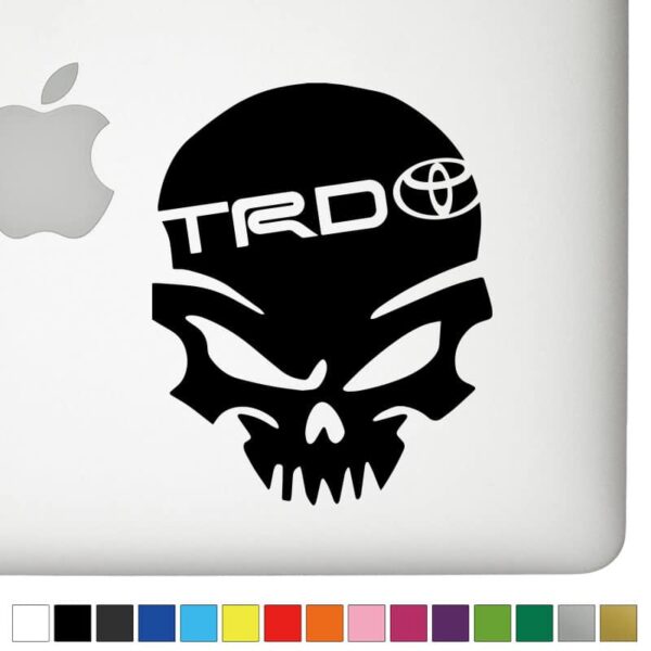 Toyota TRD Ver.1 Badass Skull Decal